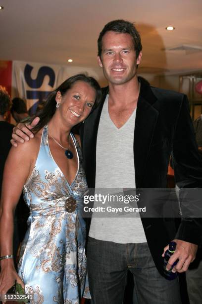 Layne Beachley and Tom Williams during Oakley Women's Collection Launch with Layne Beachley in Sydney, NSW, Australia.