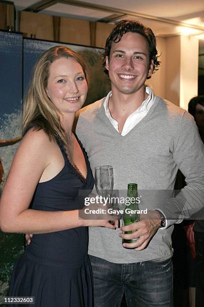 Jesscia Byrnes and David Brudenell during Oakley Women's Collection Launch with Layne Beachley in Sydney, NSW, Australia.