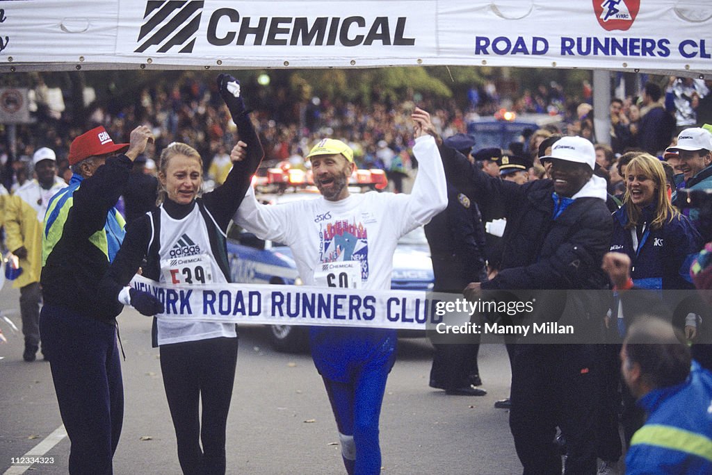 Fred Lebow, 1992 New York City Marathon
