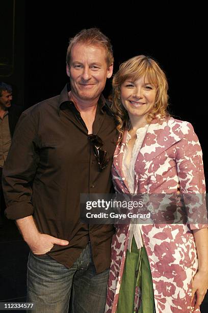 Richard Roxburgh and Justine Clarke during L'Oreal Paris 2006 AFI Awards Nominations Announcement at Sydney Theatre in Sydney, NSW, Australia.