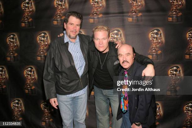 Reggie Banister, Tim Sullivan, and Don Coscarelli during "Driftwood" Los Angeles Premiere at Mann Chinese Theater in Hollywood, California, United...