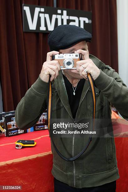 Musician Mike Dirnt of the music group Green Day attends the 52nd Annual GRAMMY Awards GRAMMY Gift Lounge Day 2 held at the at Staples Center on...