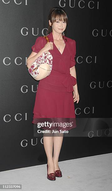 Emiri Henmi during GUCCI Ginza Flagship Store Opening Reception Party - Arrivals at Tokyo Port Terminal in Tokyo, Japan.