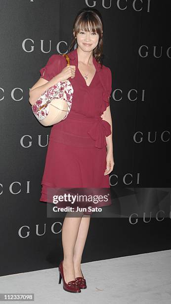 Emiri Henmi during GUCCI Ginza Flagship Store Opening Reception Party - Arrivals at Tokyo Port Terminal in Tokyo, Japan.