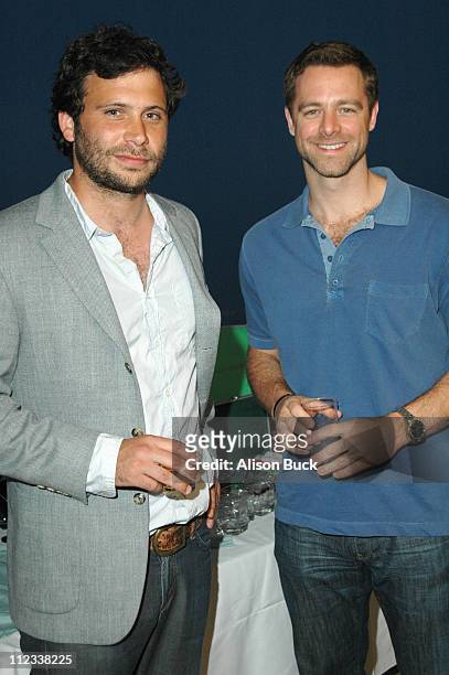 Jeremy Sisto and David Sutcliffe during Pokerroom.com and the Viper Room Hosts The Style Lounge Celebrity Poker Tournament Benefiting Youthaids at...