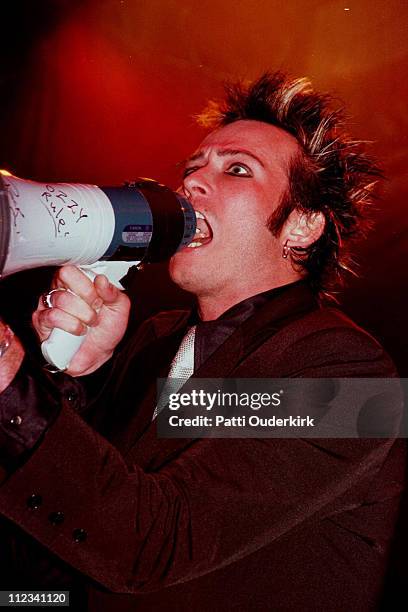 Scott Weiland of Stone Temple Pilots during Stone Temple Pilots in Concert at Nassau Coliseum - 1996 at Nassau Veterans Memorial Coliseum in...