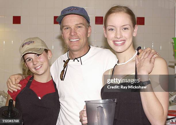 Lindze Letherman, director Peter Markle and Rachel Skarsten