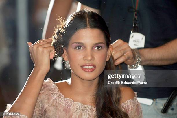 Model wearing Raica Oliveira during Madrid Fashion Week Spring/Summer 2006 - Raica Oliveira - Runway at Fashion Week in Madrid, Spain.