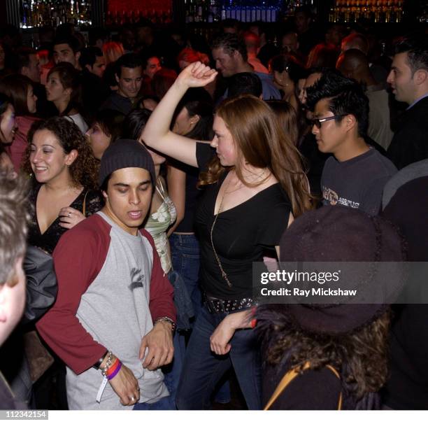 Wilmer Valderrama and Laura Prepon during Danny Masterson's St Patricks Day Party at GQ Lounge at GQ Lounge at Sunset Room in Hollywood, California,...