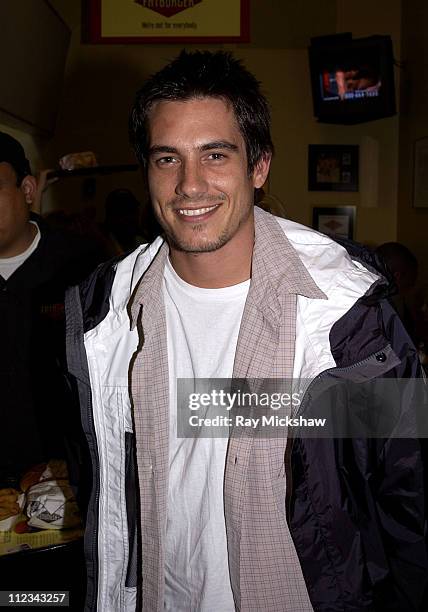 Ethan Browne during Fatburger Grand Opening in Brentwood California at Fatburger in Brentwood, California, United States.