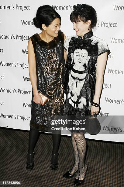 Vivienne Tam and Bebe Neuwirth at the Pegasus Suite of the Rainbow News  Photo - Getty Images