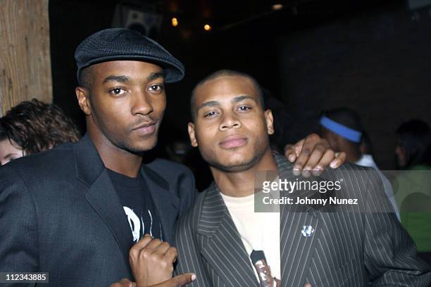 Anthony Mackie and JD Williams during Baby Phat After Party V.I.P. Room - September 11, 2005 at Guest House in New York, New York, United States.