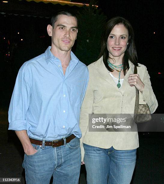 Billy Crudup & Mary-Louise Parker during "World Traveler" Premiere Party at Serena in New York City, New York, United States.