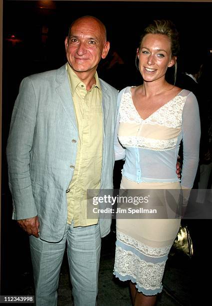 Sir Ben Kingsley & Alexandra Christman during Private Screening of "Triumph Of Love" at Sweetlands in New York City, New York, United States.