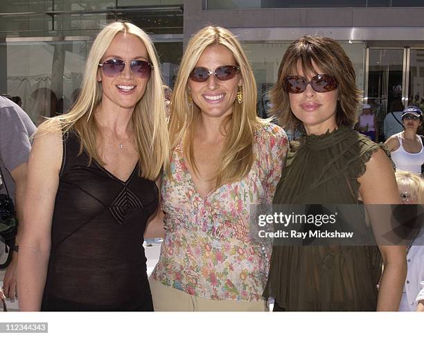 Kelly Lynch, Lisa Rinna and Jamie Tisch during Vogue Takes Beverly Hills - Rodeo Drive Grand Finale at Rodeo Drive in Beverly Hills, California,...