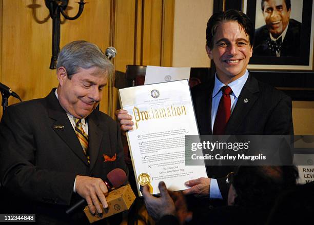 Marty Markowitz, Brooklyn Borough President and Tony Danza