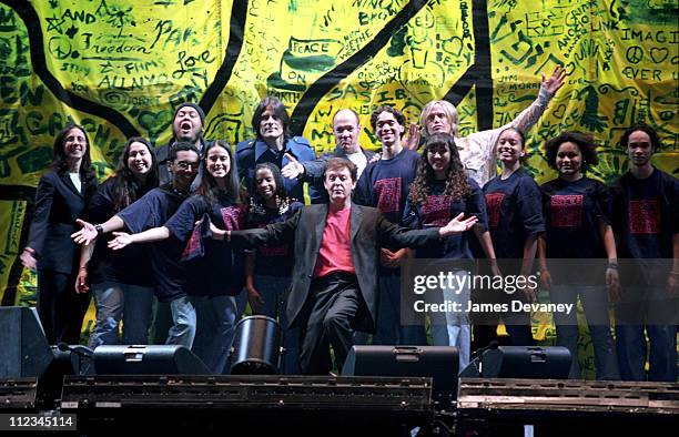 Paul McCartney and his band met with 17 members of the CityKids Foundation of New York prior to his two sold-out performances at New York's Madison...