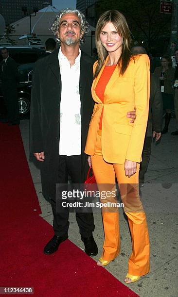 Ric Pipino and Heidi Klum during 2002 Tribeca Film Festival - "About A Boy" Premiere at Tribeca Performing Arts Center in New York City, New York,...