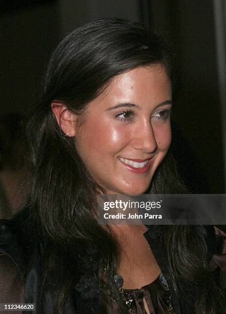 Vanessa Carlton at Narciso Rodriguez Spring 2006 during Olympus Fashion Week Spring 2006 - Narciso Rodriguez - Front Row and Backstage at Bryant Park...