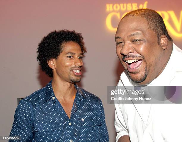 Toure and Scott Poulson Bryant during The House of Courvoisier Hosts with Random House/Doubleday Launch of Hung - September 13, 2005 in New York...