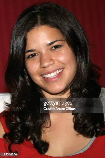 America Ferrera during Off-Broadway "Dog Sees God: Confessions of a Teenage Blockhead" Rehearsals - November 15, 2005 at Century Theater in New York...