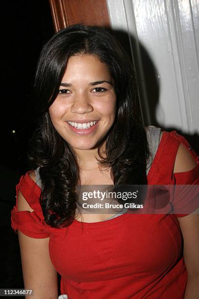 America Ferrera during Off-Broadway "Dog Sees God: Confessions of a Teenage Blockhead" Rehearsals - November 15, 2005 at Century Theater in New York...