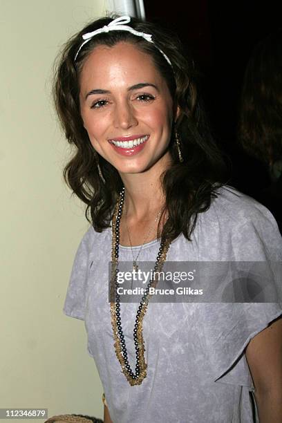 Eliza Dushku during Off-Broadway "Dog Sees God: Confessions of a Teenage Blockhead" Rehearsals - November 15, 2005 at Century Theater in New York...