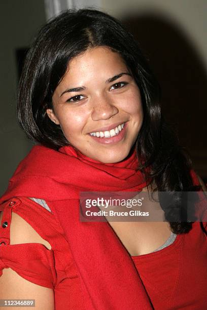 America Ferrera during Off-Broadway "Dog Sees God: Confessions of a Teenage Blockhead" Rehearsals - November 15, 2005 at Century Theater in New York...