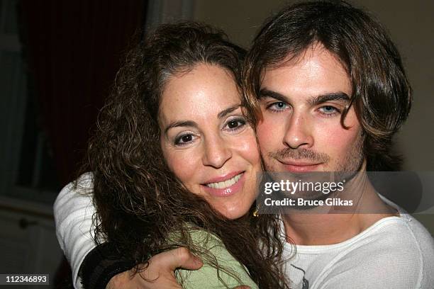 DeDe Harris, producer and Ian Somerhalder during Off-Broadway "Dog Sees God: Confessions of a Teenage Blockhead" Rehearsals - November 15, 2005 at...