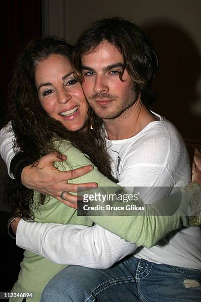 DeDe Harris, producer and Ian Somerhalder during Off-Broadway "Dog Sees God: Confessions of a Teenage Blockhead" Rehearsals - November 15, 2005 at...