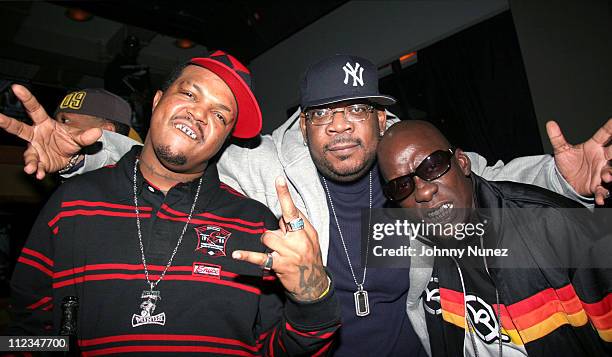 Paul, DJ Big Kap and Crunchy Black during Ginuwine's Album Release Party in New York City - November 15, 2005 at Deep in New York City, New York,...