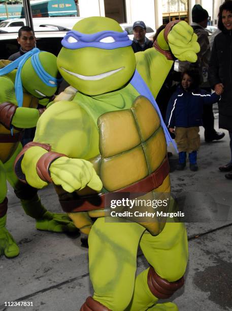 Teenage Mutant Ninja Turtles during New York International Children's Film Festival 2007 - "TMNT" Screening in New York City, New York, United States.