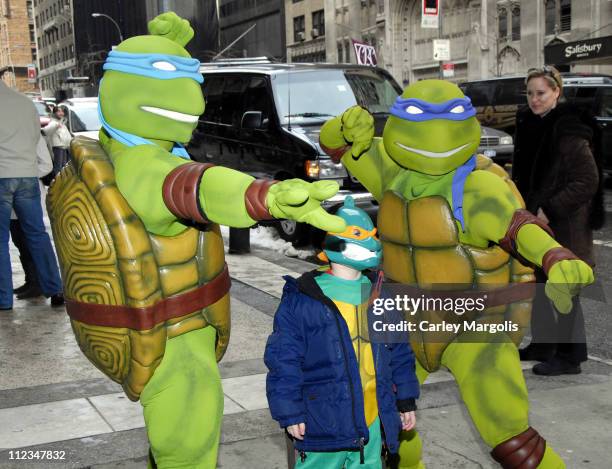 Teenage Mutant Ninja Turtles during New York International Children's Film Festival 2007 - "TMNT" Screening in New York City, New York, United States.