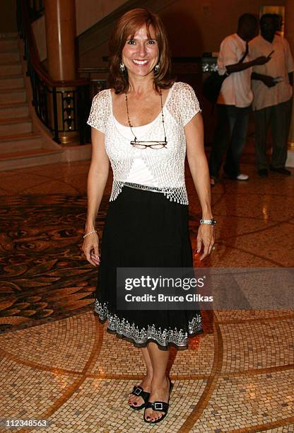 Judge Marilyn Milian during Judge Marilyn Milian of The Peoples Court visits "Hot Feet" on Broadway at The Hilton Theater in New York City, New York,...