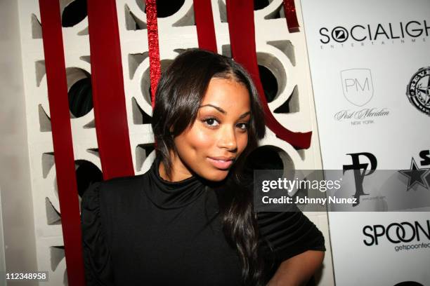 Lauren London during Spoonfed and Mr.Re Host Lauren London Birthday Party - December 3, 2006 at PM in New York City, New York, United States.