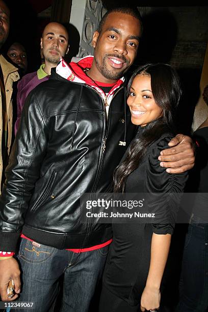 Chuck of Lrg and Lauren London during Spoonfed and Mr.Re Host Lauren London Birthday Party - December 3, 2006 at PM in New York City, New York,...