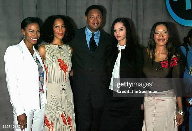 Cast of "Girlfriends": Jill Marie Jones, Tracee Ellis Ross, Reggie Hayes, Persia White & Golden Brooks