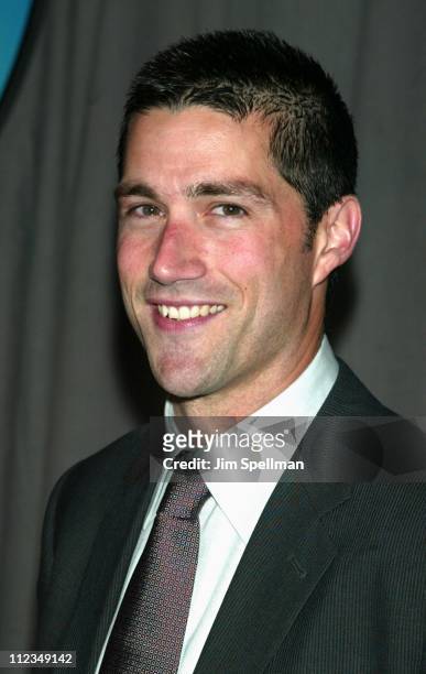 Matthew Fox of "Haunted" during UPN 2002-2003 Prime Time Upfront Party at The Theater at Madison Square Garden in New York City, New York, United...
