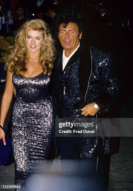 Kirsten Imrie and Gary Glitter aka Paul Gadd at the "Fugitive" Premiere September 1993