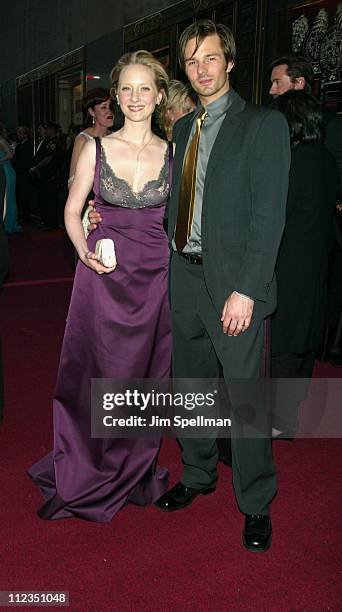 Anne Heche & husband Coley Laffoon during 56th Annual Tony Awards - Arrivals at Radio City Music Hall in New York City, New York, United States.