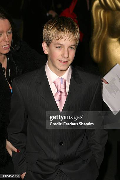 James Lomas during British Academy Children's Film & Television Awards 2005 at Hilton Hotel in London, Great Britain.
