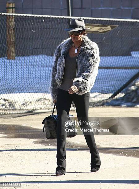 Naomi Campbell during Naomi Campbell Sighting at the Sanitation Department of New York City on her Second Day of Community Service - March 20, 2007...