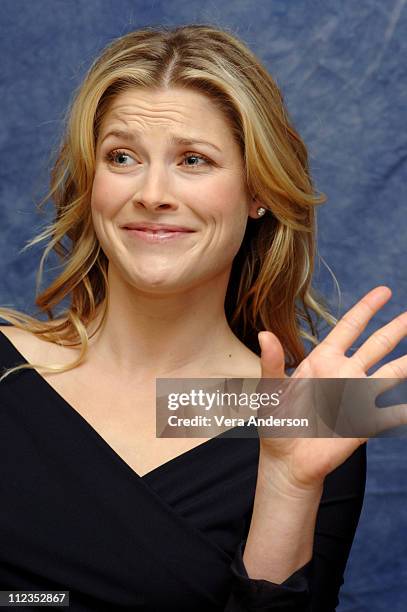 Ali Larter during "Heroes" Press Conference with Milo Ventimiglia, Hayden Panettiere, Greg Grunberg, Ali Larter, Masi Oka and Adrian Pasdar at Four...