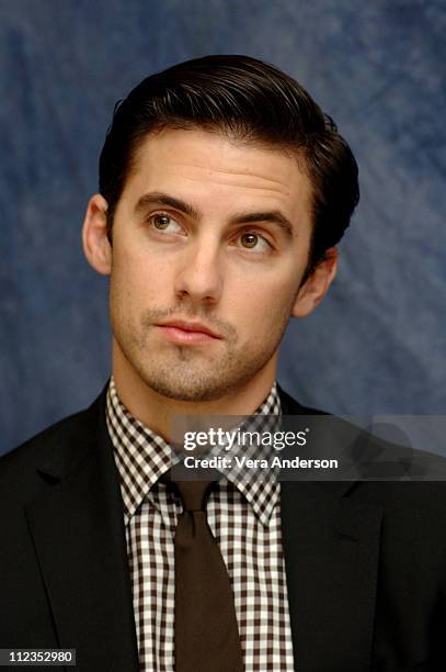 Milo Ventimiglia during "Heroes" Press Conference with Milo Ventimiglia, Hayden Panettiere, Greg Grunberg, Ali Larter, Masi Oka and Adrian Pasdar at...