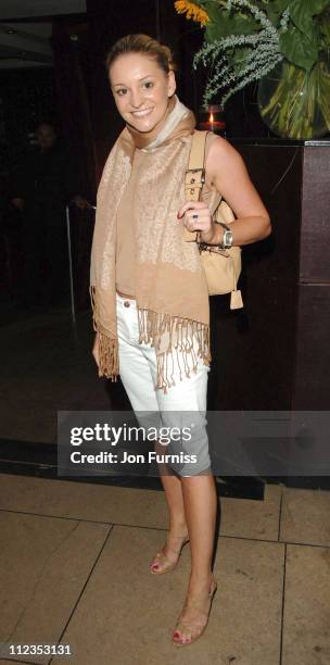 Nicola Stapleton during Capital Radio: Glitz, Glamour and Goals Party - Inside at Embassy in London, Great Britain.