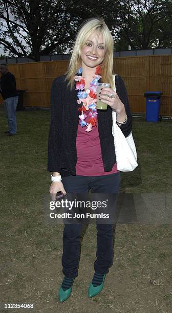 Fearne Cotton during O Wireless Festival 2006 - London - Day 1 - June 21, 2006 at Hyde Park in London, Great Britain.