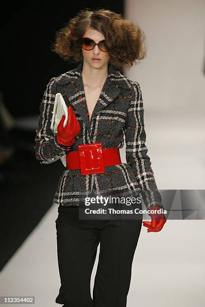 Model wearing Louis Verdad Fall 2006 during Mercedes-Benz Fall 2006 L.A. Fashion Week at Smashbox Studios - Louis Verdad - Runway at Smashbox Studios...