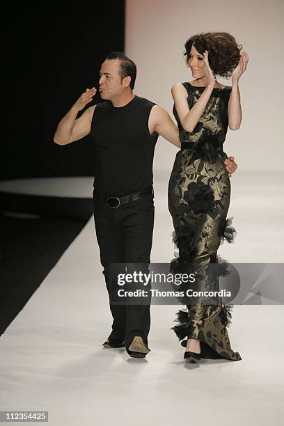 Louis Verdad and model wearing Louis Verdad Fall 2006