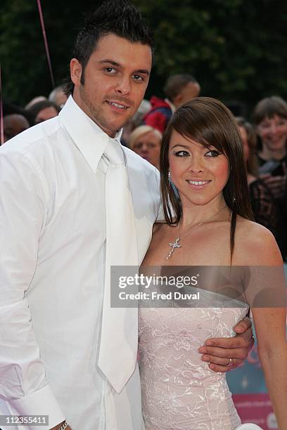 Lisa Scott Lee and husband, Johnny Shentall during ASDA's Tickled Pink 2005 at Royal Albert Hall in London, Great Britain.