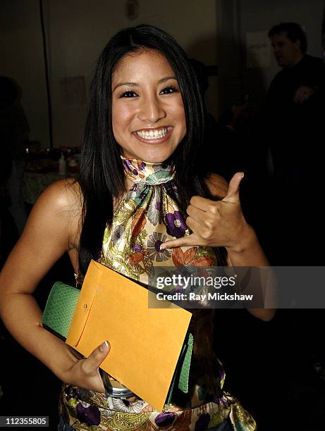 Jasmine Trias of "American Idol" Season 3 during "American Idol" Season 4 - Performance Show - May 10, 2005 at American Idol Studios in Los Angeles,...